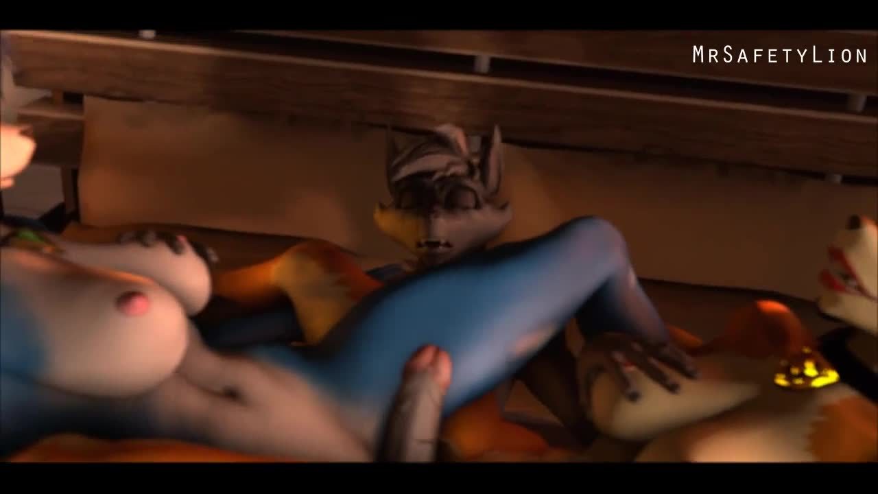 Sly cooper has a threesome with carmelita fox and krystal and he knocks  them up by mrsafetylion | SEXIX TUBE